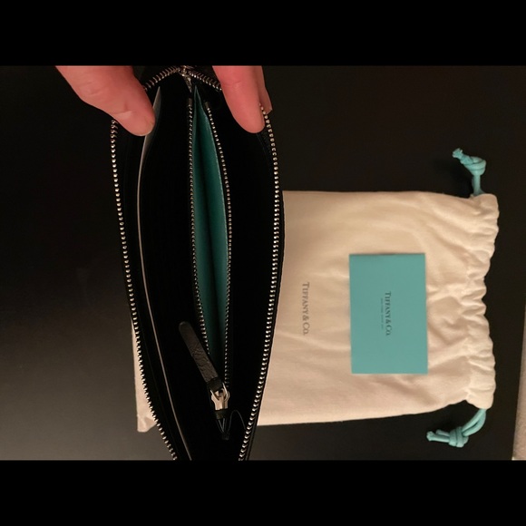 NIB ITALY Tiffany & Co Zip wallet - Picture 3 of 5